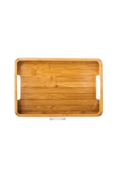Dania High quality bamboo wood tray with elegant white colour