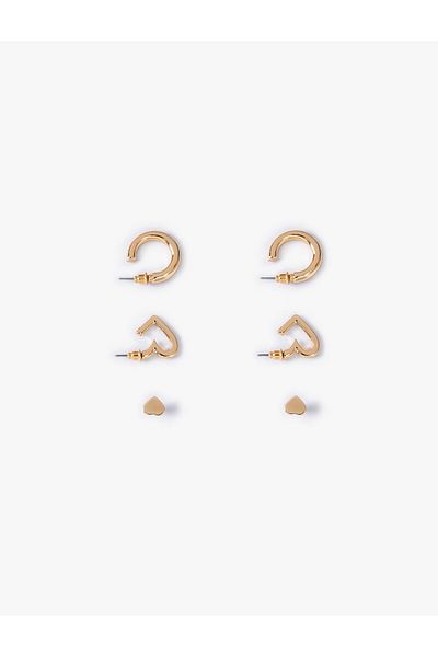 Koton Heart Earring Set of 3