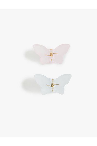 Koton Set of 2 Butterfly Buckles - Clip Detail
