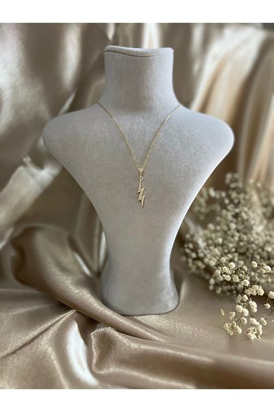 Store Lightning Gold Necklace
