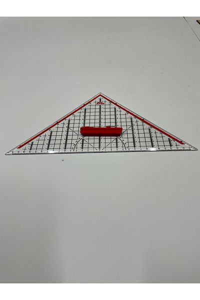 Anka Ajans 8-Piece Riga Ruler Set-Course Set and Triangular Geodetic Ruler