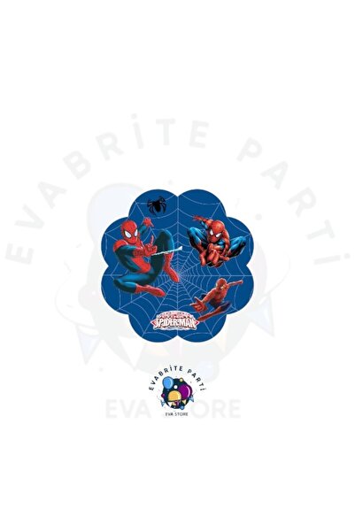 Evabrite حامل كيك من 3 طبقات بتصميم سبايدر مان سبايدر مان - مجموعة حفلات أعياد الميلاد