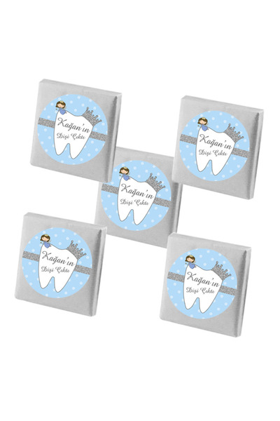 Sunligo Diş Buğdayı Hediyelikleriniz için Yapışkanlı Etiket Sticker 5 cm-15 Adet Çocuğunuza Özel Fotoğraflı