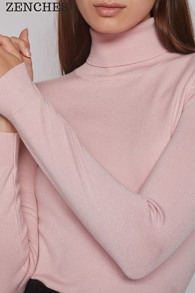 ZENCHES Pulover Slimfit cu gât