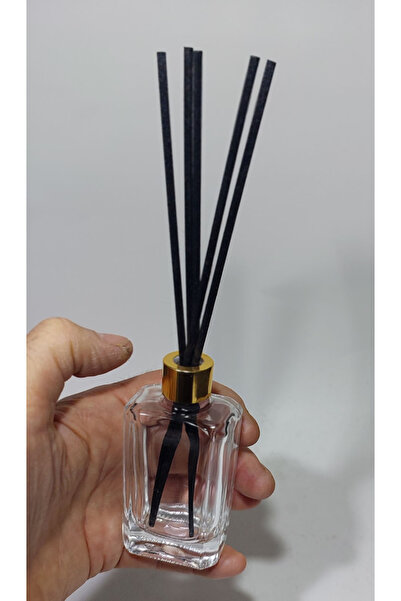 wellLine 2 adet boş Kare Şişe Esas Bambu Çubuklu Oda Kokusu için 50 ml 10 ade...