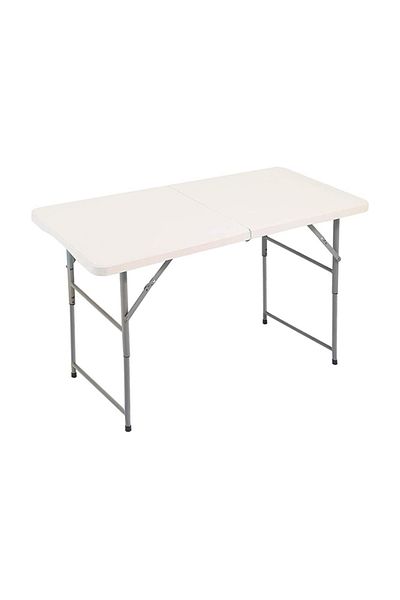 ALMUFARREJ Foldable Buffet Table White/Black 120x73x60cm