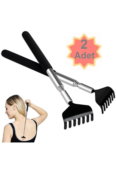 Neler Geldi Neler 2 Adet Teleskobik Sırt Kaşıyıcı Metal Kaşağı Kaşıma Aleti U...