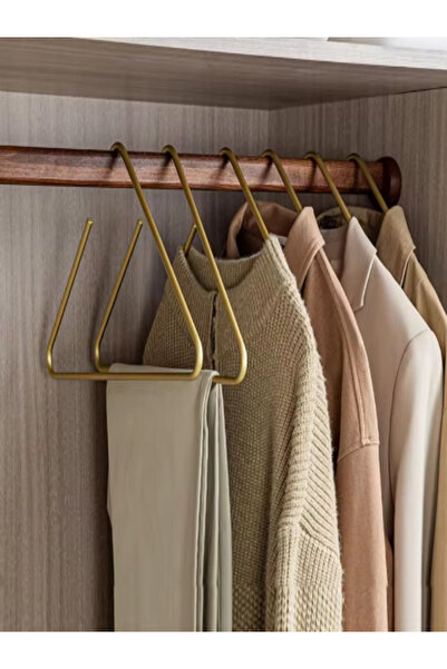 Tomris Hatun Üçgen Askı Şal Pantolon Kıyafet Askısı 5 Adet