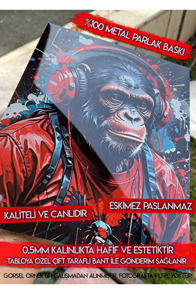 DekorHane Pictură de perete lucioasă cu imprimare metalică - Cristiano Ronaldo CR7