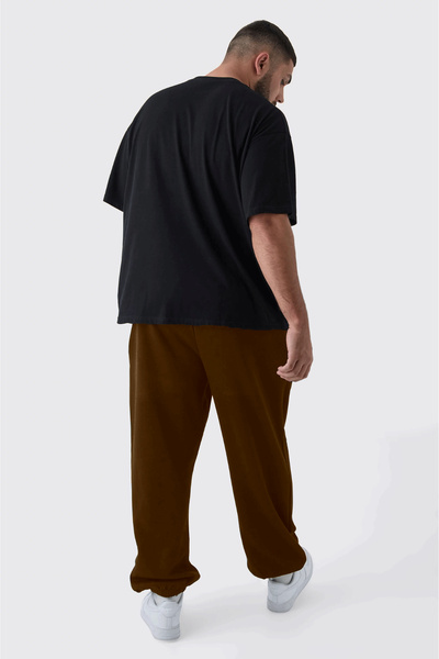 Superlife Ανδρικό παντελόνι Battal Relaxed Slim Φούτερ SPR24BEA51