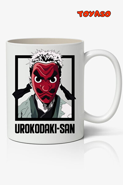 Toyaso كوب أبيض بتصميم Demon Slayer Sakonji Urokodaki - هدية لصديق الحبيب