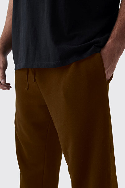 Superlife Ανδρικό παντελόνι Battal Relaxed Slim Φούτερ SPR24BEA51