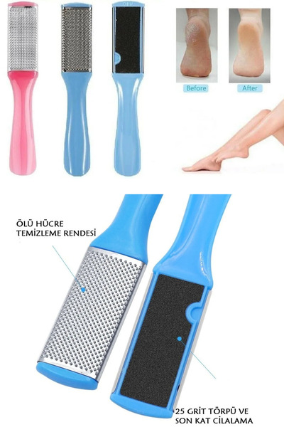 bloomplus Nasır Ayak Ölü Deri Rendesi Ponza Etkili 2 Yüzey Ve Boşaltıla Bilir İç Hazneli bp69