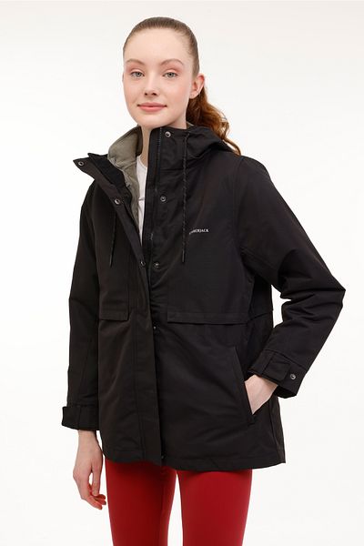lumberjack Wl Zoe 2Urb4 4Pr Black Women's Short Coat