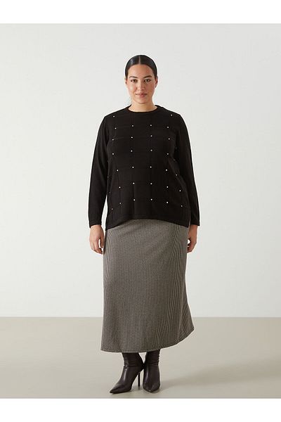 LC Waikiki Lcwk Standard Fit Patterned A-Line Women's Skirt
