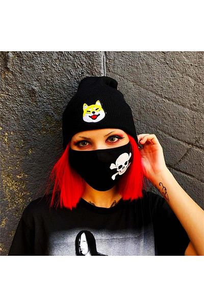 Köstebek Shiba Face Beanie