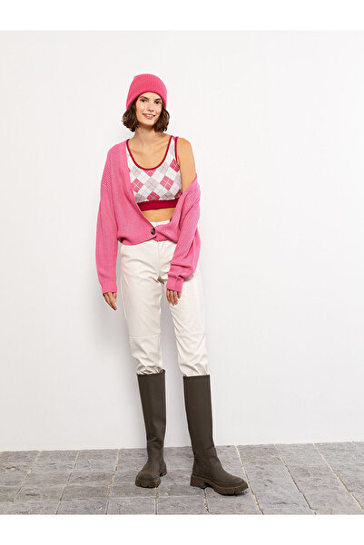 LC Waikiki U Neck Diamond Patterned Women's Knitwear Undershirt