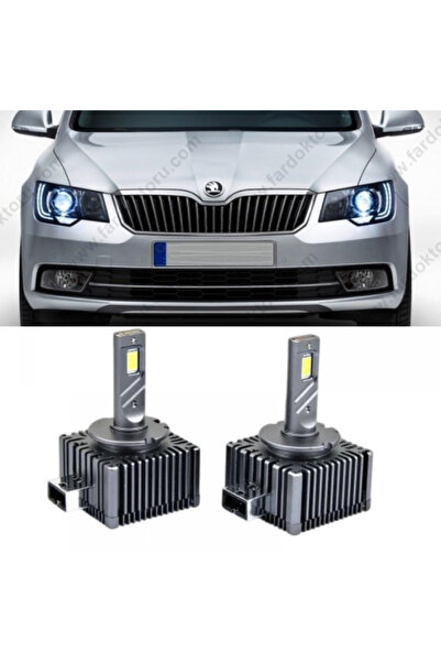 Fardoktoru SKODA SUPERB II MAKYAJLI (2013-2015) D3S LED XENON OTO AMPULÜ   UL...