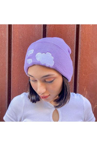 Köstebek Lilac Triple Cloud Beret