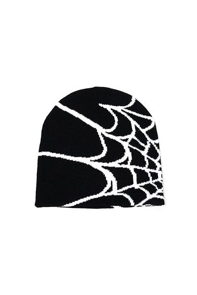 Köstebek Black White Spider-Man Spider Web Beanie