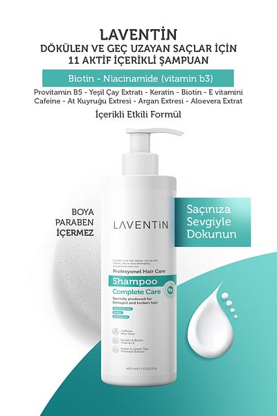 Laventin 400 ml Anti-Hair Loss - 11 Active Ingredient Shampoo
