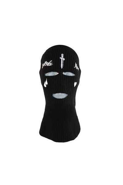 Köstebek Black Tear - Heart Snow Mask