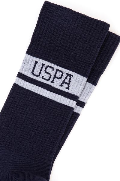 U.S. Polo Assn. Men's Navy Blue Tennis Socks 50299014 -Vr033