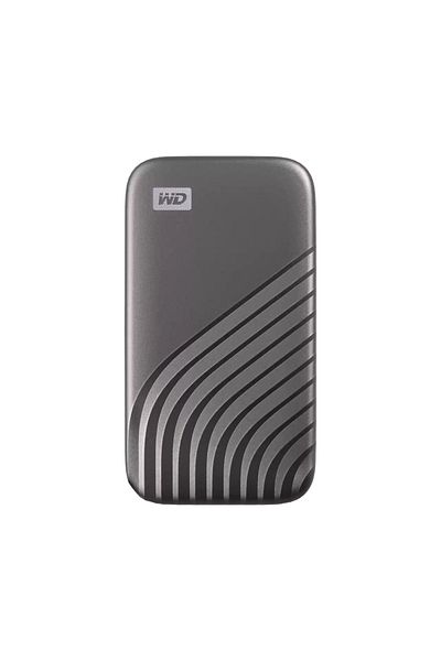WD My Passport 4Tb - 1050Mb/S USB 3.2 Gen 2 Portable Ssd Gray Wdbagf0040Bgy-Wesn
