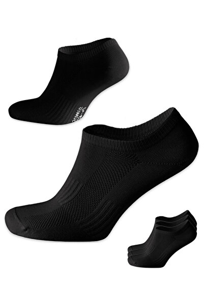 SONNORS 3 ζευγάρια Γυναικεία Ανδρικά Αθλητικά Παπούτσια Κάλτσες Sneaker Μαύρο...