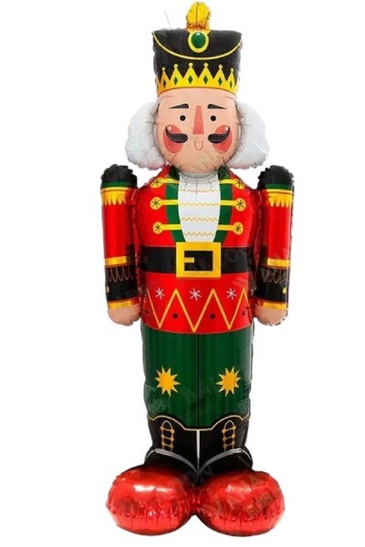 Bkmc Soldat de plumb pe picioare, roșu, 3205, ornament pentru balon din folie...