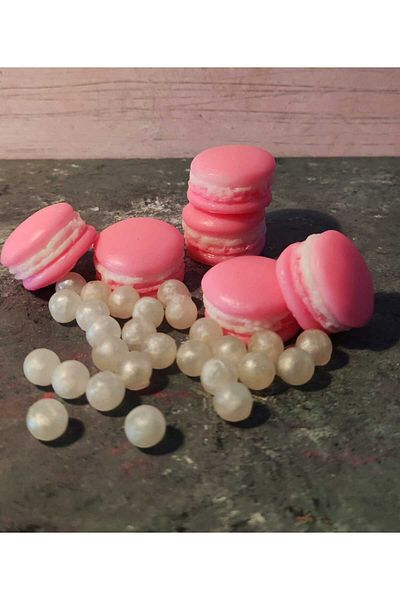 SOO SOAP مجموعة صابون المعكرونة واللؤلؤ في علبة ديكور هدية
