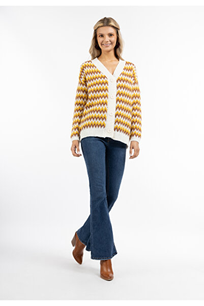 USHA Strickjacke mit Knöpfen