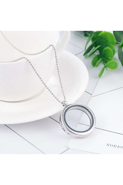 Köstebek Openable Glass Magnetic Wish Pendant with Lid