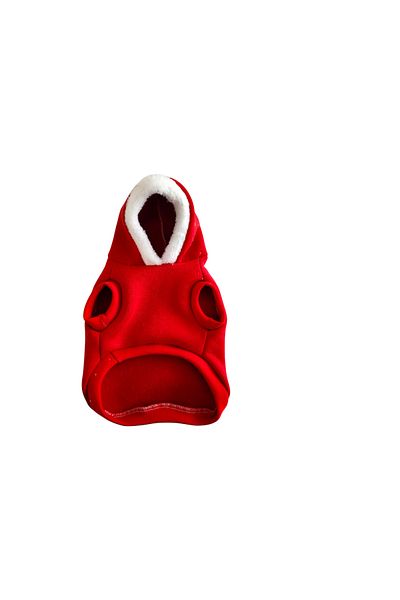 atelyu Cat Dog Suit Red Fleece Christmas Sweatshirt