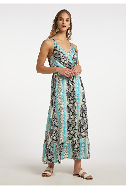 Izia Maxikleid mit Schlangenprint