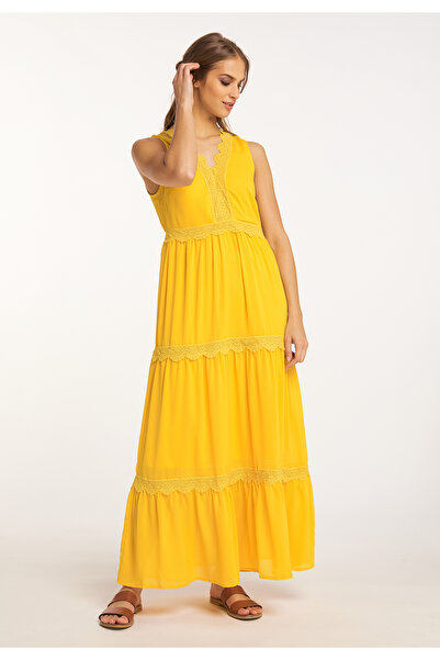 IZIA Špagetové šaty maxi