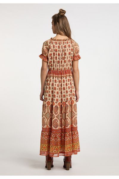 USHA Maxikleid Mit Allover-print