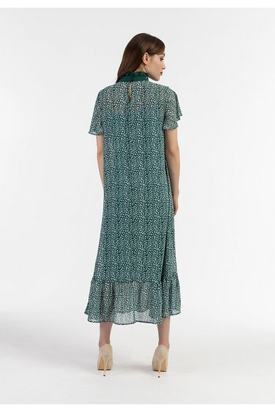 Faina Midikleid aus Chiffon