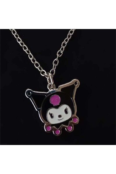 Köstebek Anime Kuromi Head Necklace