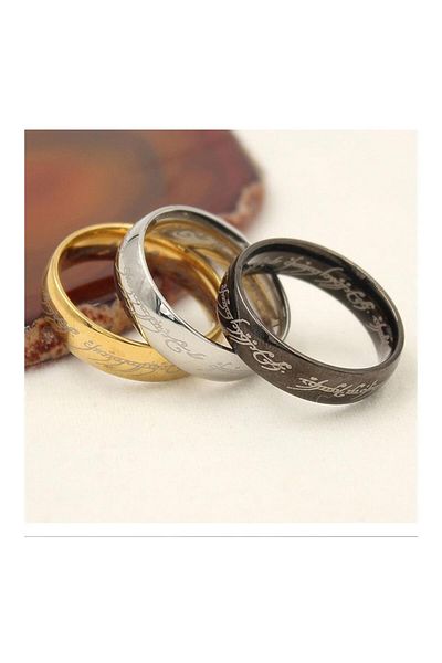 Köstebek Lord Of The Rings String Ring Necklace