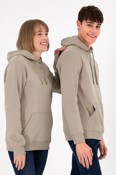 U.S. Polo Assn. Men's Hooded Light Khaki Basic Sweatshirt 50295176 -Vr183