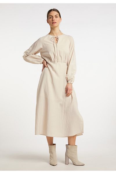 USHA Kleid Langarm Maxi