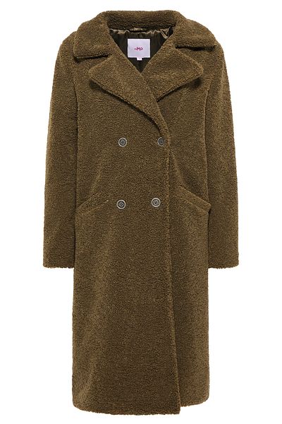 myMo Faux Shearling Mantel