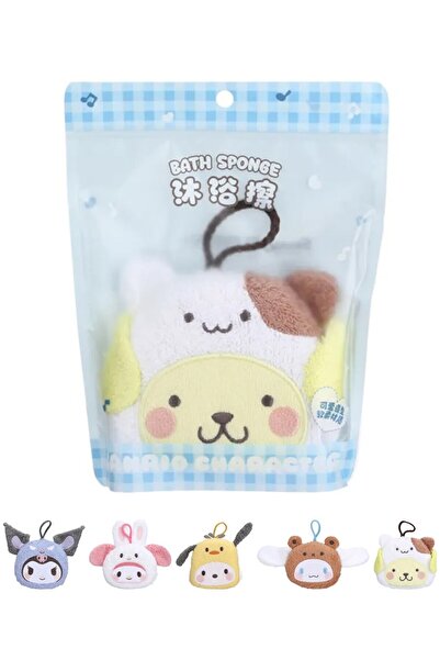 Miniso Sanrio Lisanslı Figürlü Banyo Süngeri - Kuromi -My Melody - Cinnamoroll