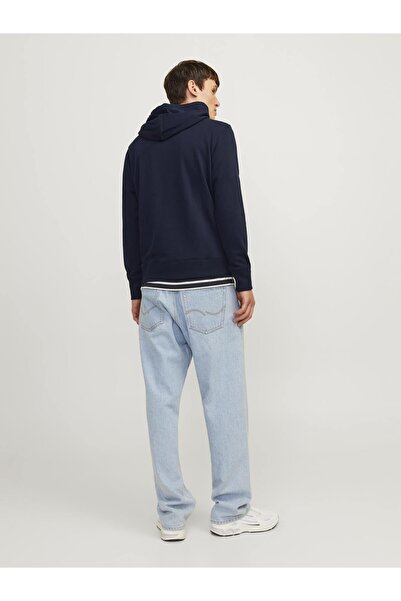 Jack & Jones Hanorac cu glugă Jack&jones Paulos pentru bărbați, albastru bleu...