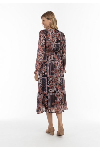 USHA Maxikleid Mit Paisley-print