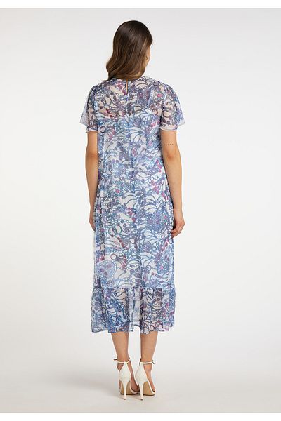 Faina Midikleid mit Allover-Print