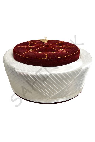 şahinbak Luxury Yellowed Imam Fesi and Soft Fes - Skullcap and Hat Set (S220)