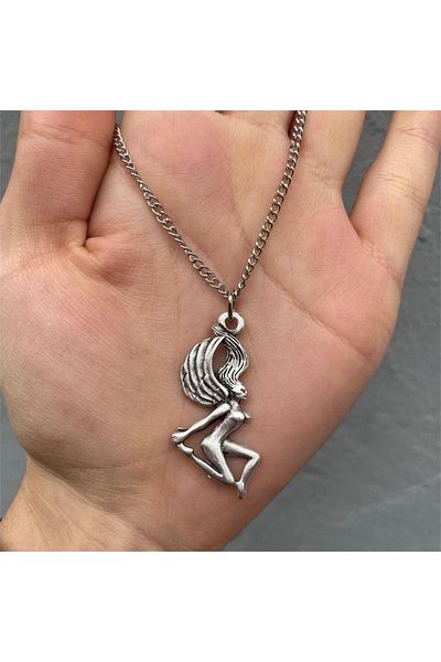Köstebek Libertarian Angel Necklace