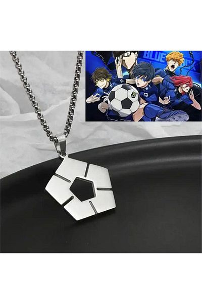 Köstebek Anime Blue Lock Symbol Necklace